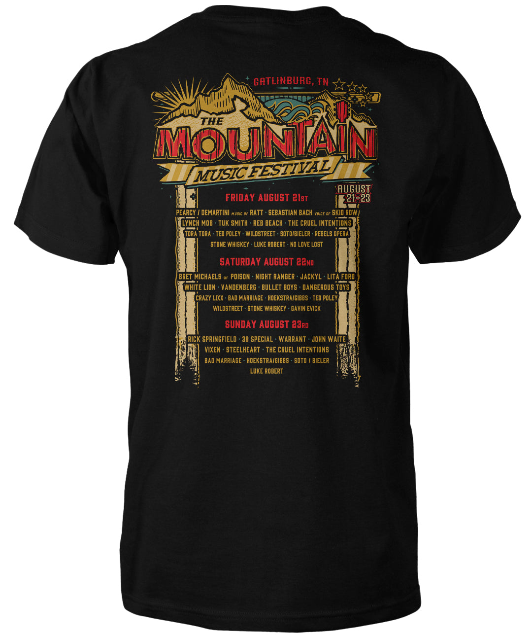 2026 The Mountain Music Festival Camp Sign Tee