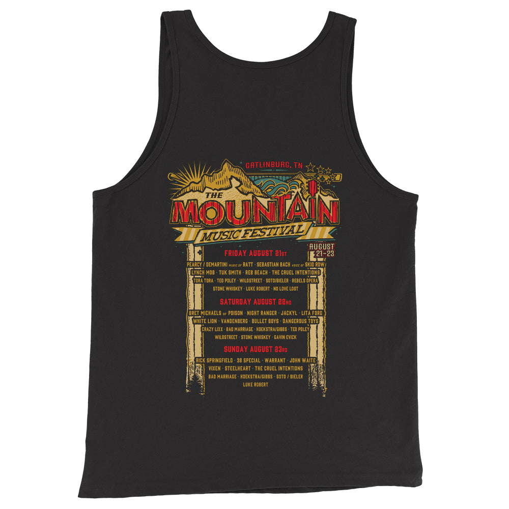 2026 The Mountain Music Festival Camp Sign Tank