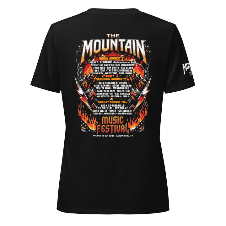 2026 The Mountain Music Festival Ladies V-Neck Event Tee