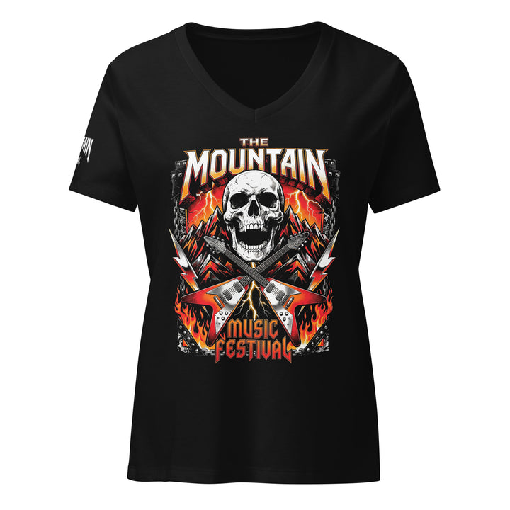 2026 The Mountain Music Festival Ladies V-Neck Event Tee