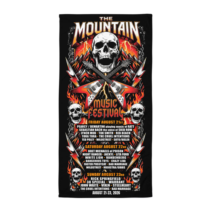 2026 The Mountain Music Festival Beach Towel