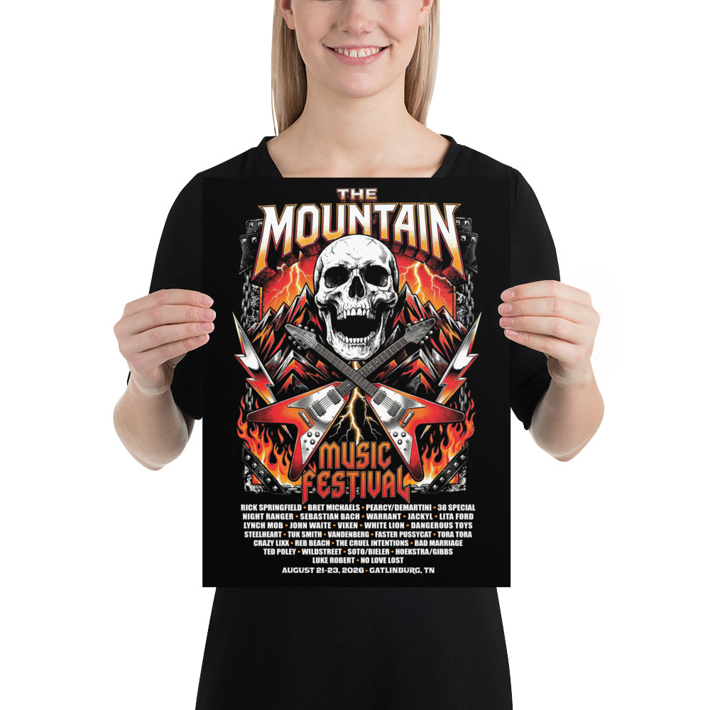 2026 The Mountain Music Festival Poster