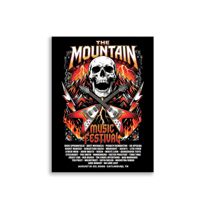 2026 The Mountain Music Festival Poster